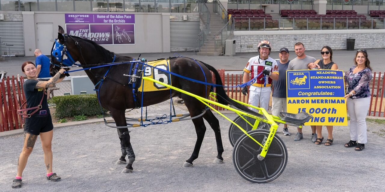 Merriman becomes 4th driver to reach 15,000 wins